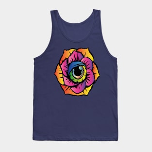 Trippy flower with eye Eye in a rose Tank Top